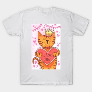 I Love Mew Cat T-Shirt